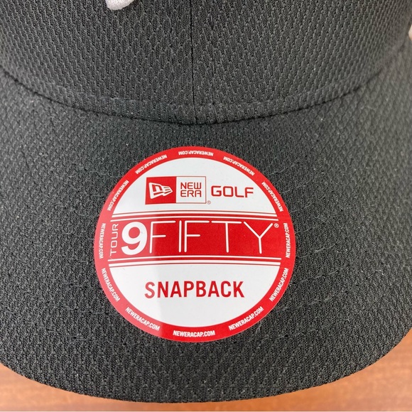 AJGA New Era Snapback Hat Cap Taylormade Golf Adjustable Black White OSFM - Picture 4 of 12